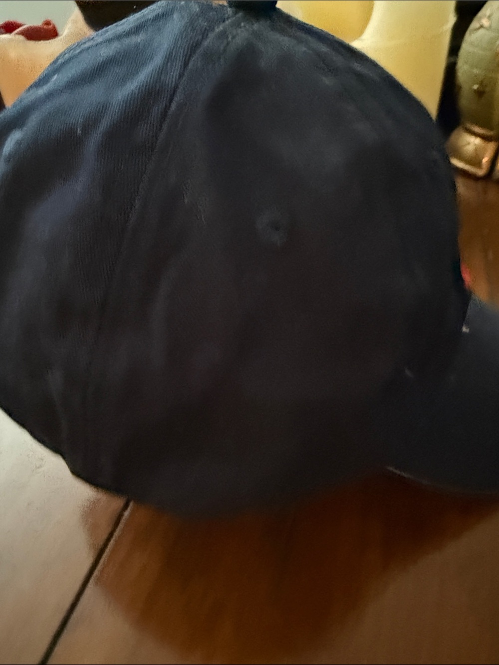 Navy 'Power Tools' Embroidered Baseball Cap - Picture 4 of 4